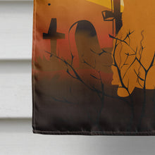 Load image into Gallery viewer, Halloween Airedale Flag Canvas House Size BB4307CHF