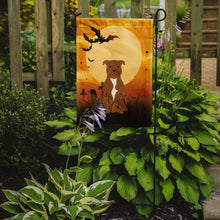 Load image into Gallery viewer, Halloween Staffordshire Bull Terrier Brown Garden Flag - Outdoor Decorative Yard Flag BB4313GF