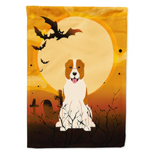 Load image into Gallery viewer, Halloween Central Asian Shepherd Dog Flag Canvas House Size BB4315CHF