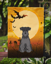 Load image into Gallery viewer, Halloween Miniature Schanuzer Black Garden Flag - Outdoor Decorative Yard Flag BB4317GF