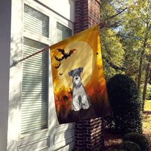 Load image into Gallery viewer, Halloween Miniature Schanuzer Salt and Pepper Flag Canvas House Size BB4320CHF