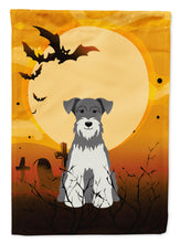 Load image into Gallery viewer, Halloween Miniature Schanuzer Salt and Pepper Garden Flag - Outdoor Decorative Yard Flag BB4320GF