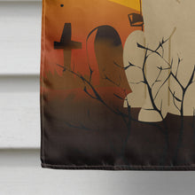 Load image into Gallery viewer, Halloween Yellow Labrador Flag Canvas House Size BB4321CHF