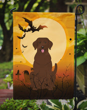 Load image into Gallery viewer, Halloween Chocolate Labrador Garden Flag - Outdoor Decorative Yard Flag BB4322GF