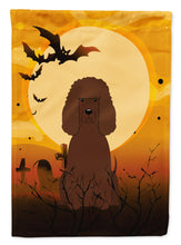 Load image into Gallery viewer, Halloween Irish Water Spaniel Flag Canvas House Size BB4329CHF