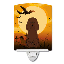 Load image into Gallery viewer, Halloween Irish Water Spaniel Ceramic Night Light BB4329CNL