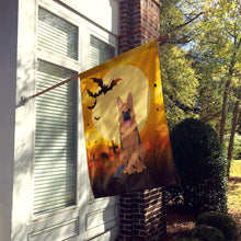 Load image into Gallery viewer, Halloween German Shepherd Flag Canvas House Size BB4333CHF