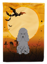 Load image into Gallery viewer, Halloween Poodle Silver Garden Flag - Outdoor Decorative Yard Flag BB4334GF