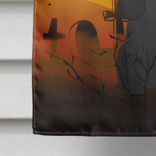 Load image into Gallery viewer, Halloween Poodle Black Flag Canvas House Size BB4337CHF