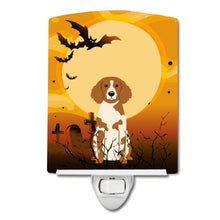 Load image into Gallery viewer, Halloween Brittany Spaniel Ceramic Night Light BB4338CNL