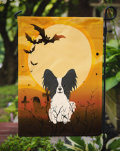 Load image into Gallery viewer, Halloween Papillon Black White Garden Flag - Outdoor Decorative Yard Flag BB4342GF