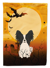 Load image into Gallery viewer, Halloween Papillon Black White Garden Flag - Outdoor Decorative Yard Flag BB4342GF