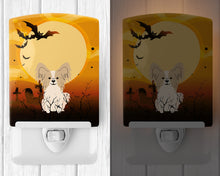 Load image into Gallery viewer, Halloween Papillon Sable White Ceramic Night Light BB4343CNL