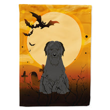 Load image into Gallery viewer, Halloween Briard Black Flag Canvas House Size BB4347CHF