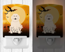 Load image into Gallery viewer, Halloween Great Pyrenese Ceramic Night Light BB4349CNL