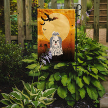 Load image into Gallery viewer, Halloween Shih Tzu Silver White Garden Flag - Outdoor Decorative Yard Flag BB4351GF