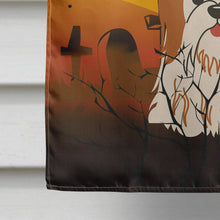 Load image into Gallery viewer, Halloween Shih Tzu Red White Flag Canvas House Size BB4353CHF