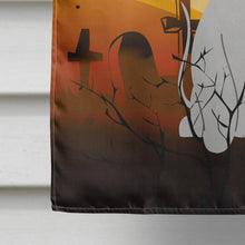 Load image into Gallery viewer, Halloween Bedlington Terrier Blue Flag Canvas House Size BB4356CHF