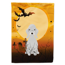 Load image into Gallery viewer, Halloween Bedlington Terrier Blue Flag Canvas House Size BB4356CHF