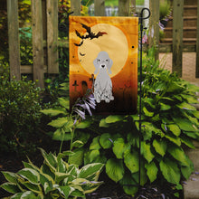 Load image into Gallery viewer, Halloween Bedlington Terrier Blue Garden Flag - Outdoor Decorative Yard Flag BB4356GF