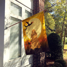 Load image into Gallery viewer, Halloween Cocker Spaniel Red Flag Canvas House Size BB4361CHF