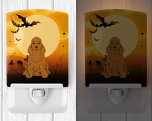 Load image into Gallery viewer, Halloween Cocker Spaniel Red Ceramic Night Light BB4361CNL