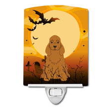 Load image into Gallery viewer, Halloween Cocker Spaniel Red Ceramic Night Light BB4361CNL