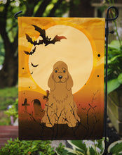 Load image into Gallery viewer, Halloween Cocker Spaniel Red Garden Flag - Outdoor Decorative Yard Flag BB4361GF