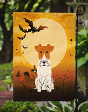 Load image into Gallery viewer, Halloween Wire Fox Terrier Garden Flag - Outdoor Decorative Yard Flag BB4367GF