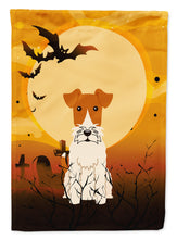 Load image into Gallery viewer, Halloween Wire Fox Terrier Garden Flag - Outdoor Decorative Yard Flag BB4367GF