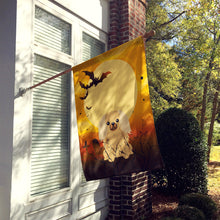 Load image into Gallery viewer, Halloween Pekingnese Fawn Sable Flag Canvas House Size BB4370CHF