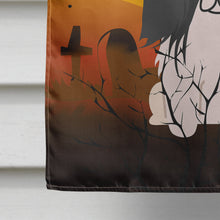 Load image into Gallery viewer, Halloween Pekingnese Black White Flag Canvas House Size BB4371CHF