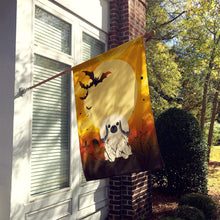 Load image into Gallery viewer, Halloween Pekingnese Cream Flag Canvas House Size BB4372CHF