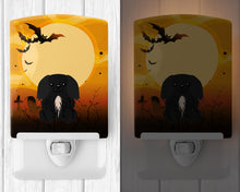 Load image into Gallery viewer, Halloween Pekingnese Black Ceramic Night Light BB4373CNL
