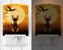 Load image into Gallery viewer, Halloween English Toy Terrier Ceramic Night Light BB4375CNL