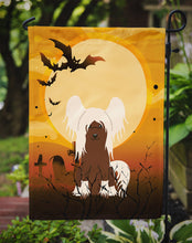 Load image into Gallery viewer, Halloween Chinese Crested Cream Garden Flag - Outdoor Decorative Yard Flag BB4379GF
