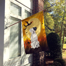 Load image into Gallery viewer, Halloween White Boxer Cooper Flag Canvas House Size BB4380CHF