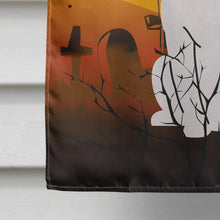 Load image into Gallery viewer, Halloween White Boxer Cooper Flag Canvas House Size BB4380CHF