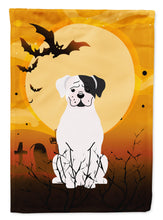 Load image into Gallery viewer, Halloween White Boxer Cooper Flag Canvas House Size BB4380CHF