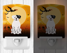 Load image into Gallery viewer, Halloween White Boxer Cooper Ceramic Night Light BB4380CNL