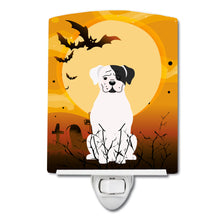 Load image into Gallery viewer, Halloween White Boxer Cooper Ceramic Night Light BB4380CNL