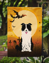 Load image into Gallery viewer, Halloween Border Collie Black White Garden Flag - Outdoor Decorative Yard Flag BB4384GF