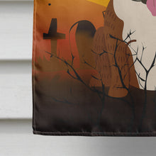 Load image into Gallery viewer, Halloween English Bulldog Brindle White Flag Canvas House Size BB4387CHF