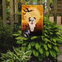 Load image into Gallery viewer, Halloween English Bulldog Brindle White Garden Flag - Outdoor Decorative Yard Flag BB4387GF