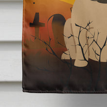 Load image into Gallery viewer, Halloween English Bulldog Fawn Flag Canvas House Size BB4390CHF