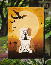 Load image into Gallery viewer, Halloween English Bulldog Fawn White Garden Flag - Outdoor Decorative Yard Flag BB4391GF