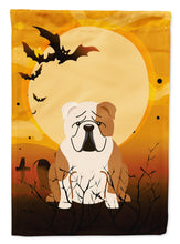 Load image into Gallery viewer, Halloween English Bulldog Fawn White Garden Flag - Outdoor Decorative Yard Flag BB4391GF