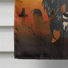 Load image into Gallery viewer, Halloween Wire Haired Dachshund Dapple Flag Canvas House Size BB4394CHF