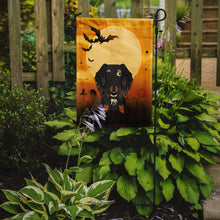 Load image into Gallery viewer, Halloween Wire Haired Dachshund Dapple Garden Flag - Outdoor Decorative Yard Flag BB4394GF