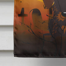 Load image into Gallery viewer, Halloween Wire Haired Dachshund Chocolate Flag Canvas House Size BB4395CHF
